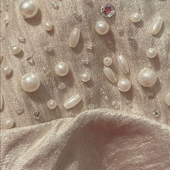 JESSICA HOWARD~ IVORY DRESS SIZE 12 PETITE - Picture 6 of 11